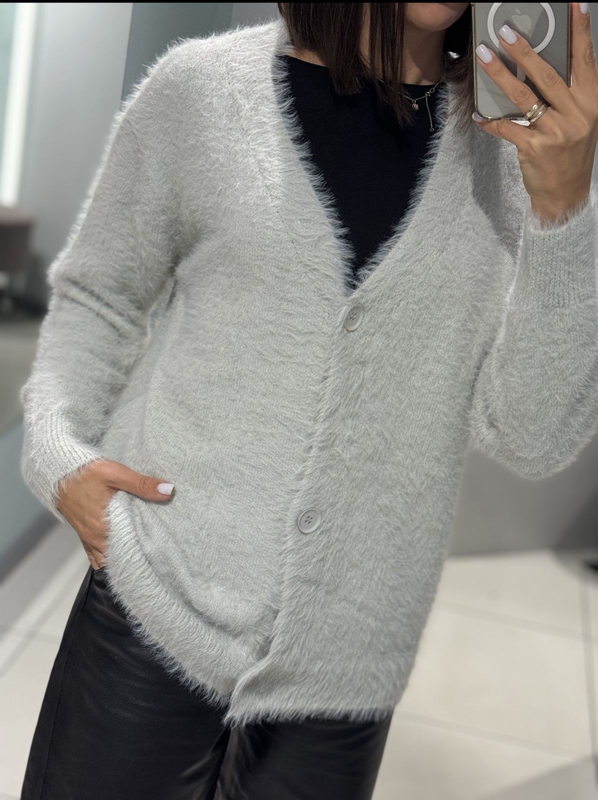 Кофта Comod (one size) 303052 l.grey (деми)