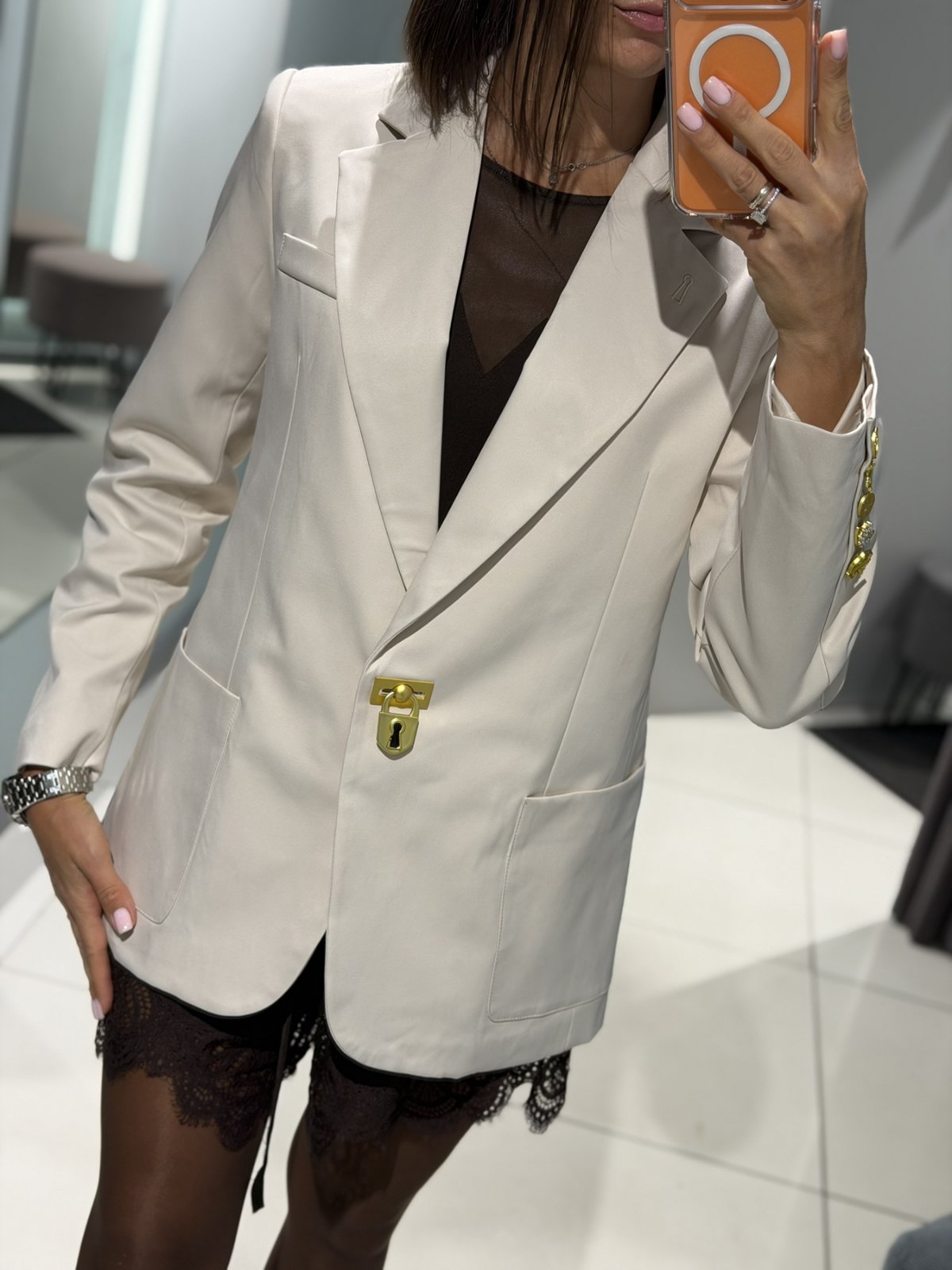 Пиджак Comod (M-L) 3214 milk (деми)