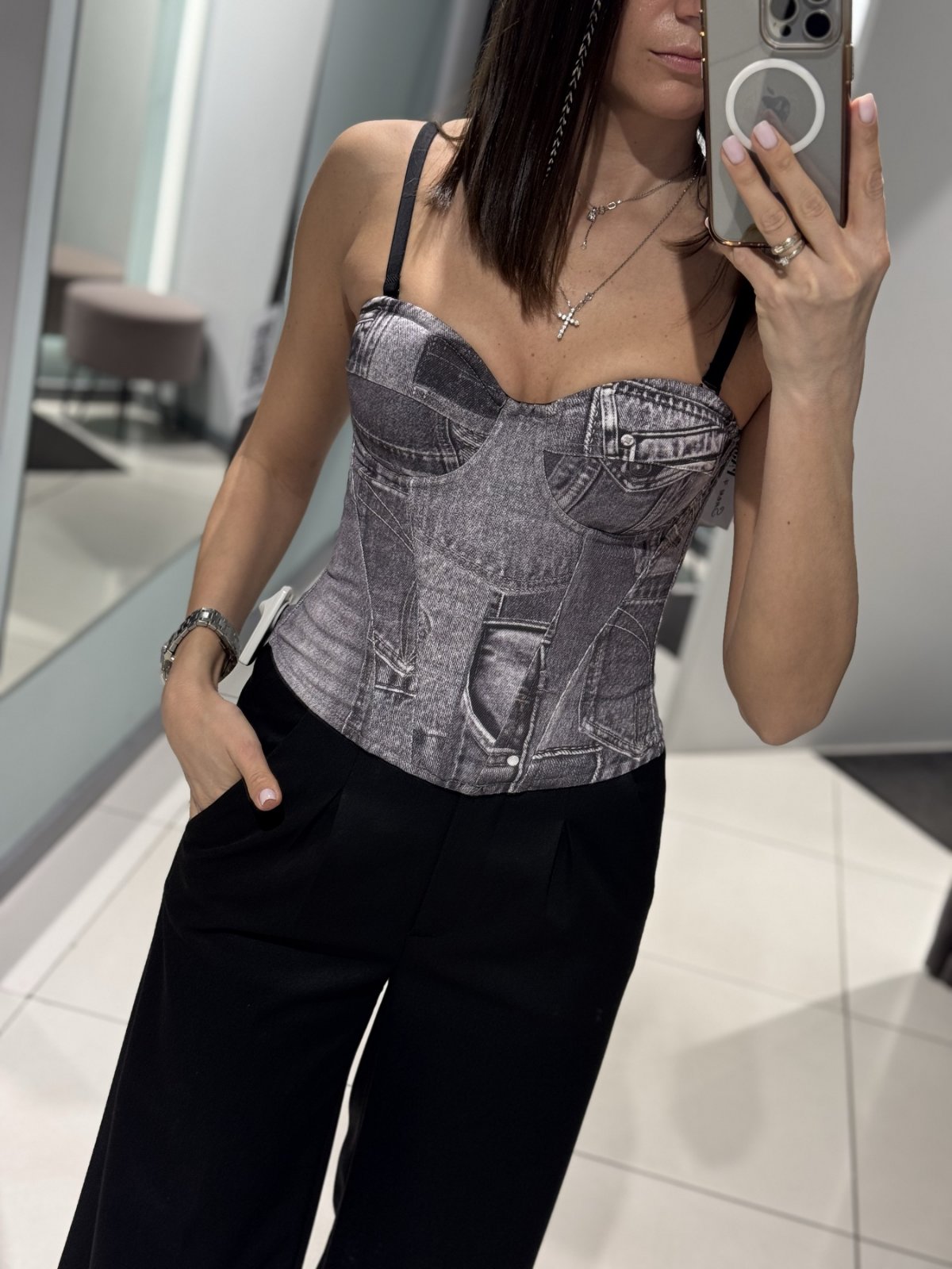 Корсет Comod (S-L) 6309 grey (лето)