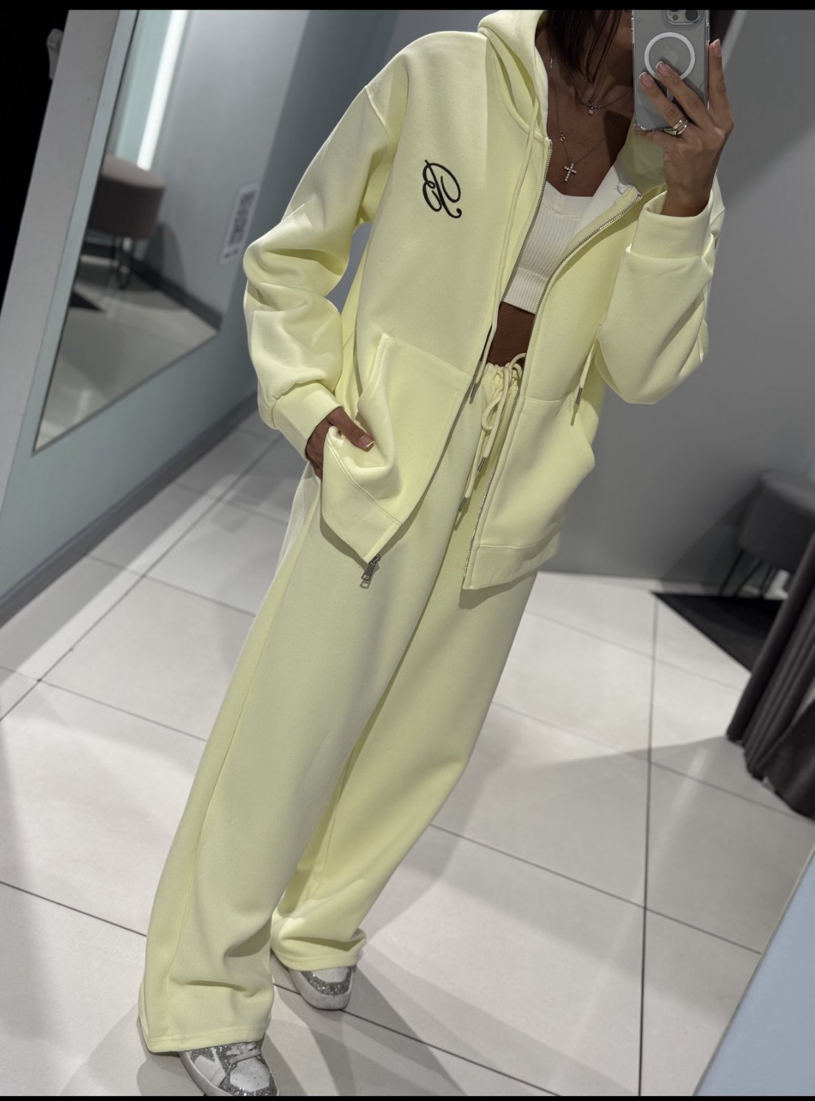 Костюм спорт Comod (M-L) 8461 yellow (деми)