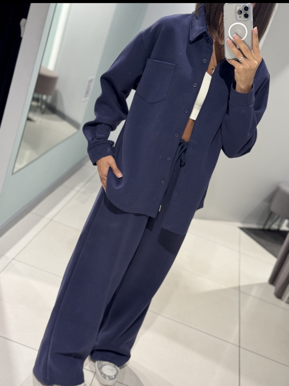 Костюм спорт Comod (M-L) 8626 navy (деми)