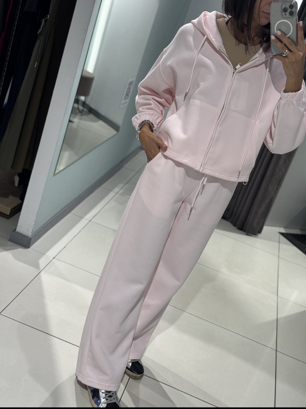 Костюм спорт Comod (M-L) 8689 pink (деми)