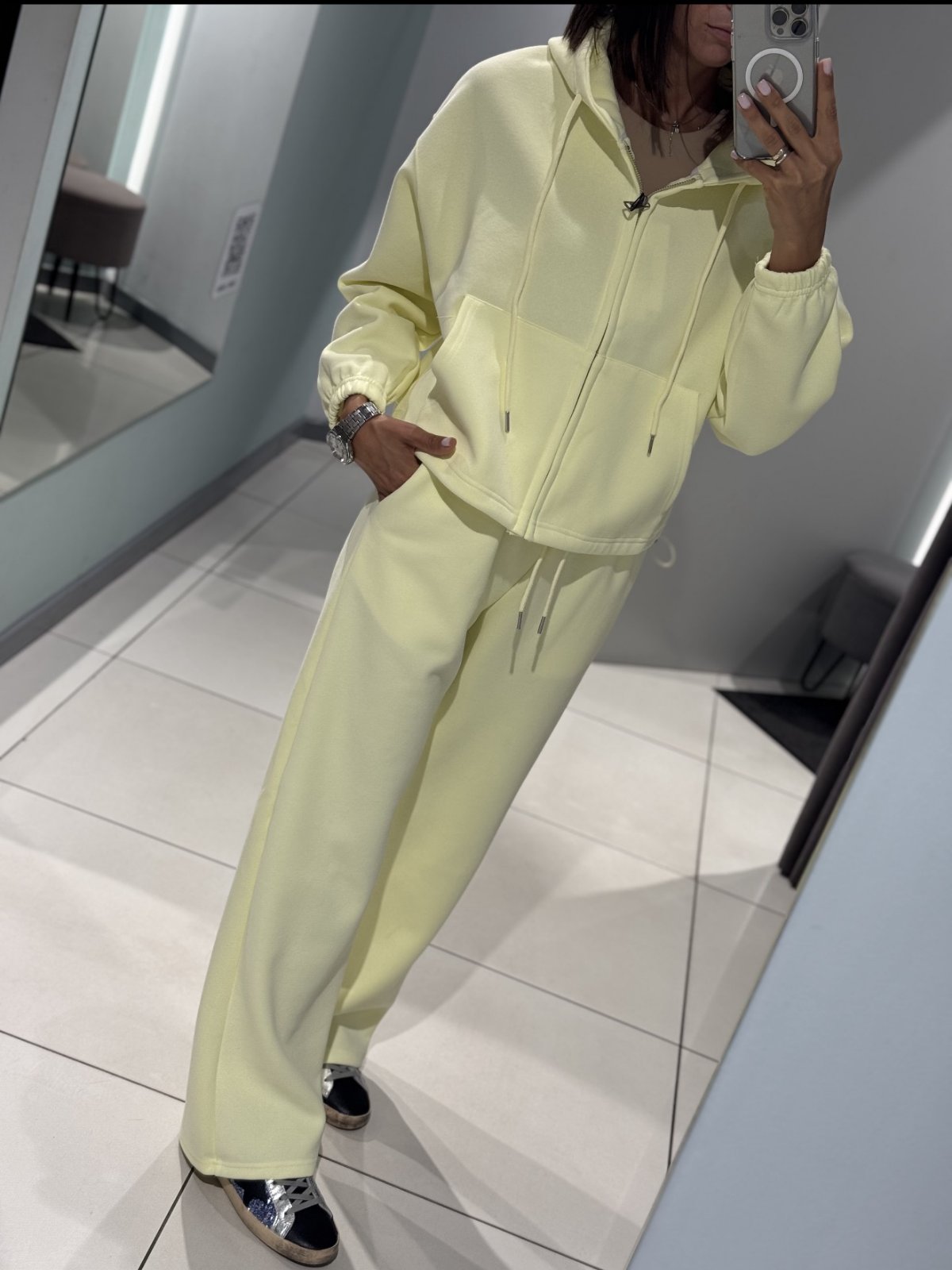 Костюм спорт Comod (M-L) 8689 yellow (деми)