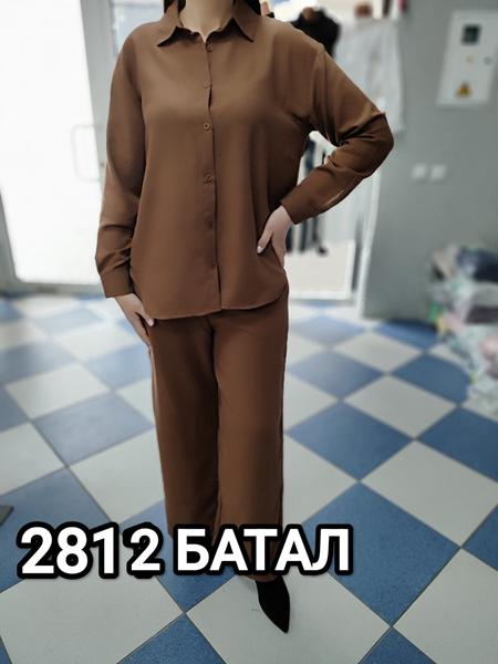Костюм MMC clothes (2XL-5XL) 2812 brown (деми)