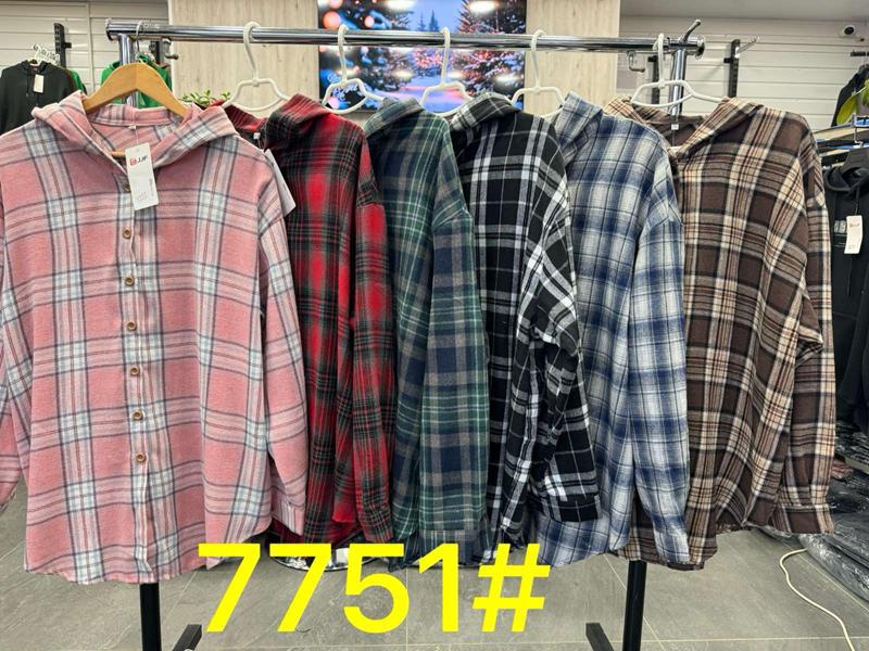 Рубашка P.HEY (3XL-6XL) 7751 brown (деми)