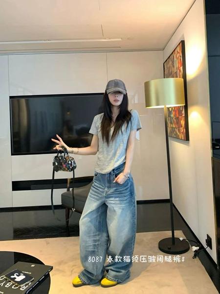 Джинсы Prenses (S-XL) 8087 blue (деми)