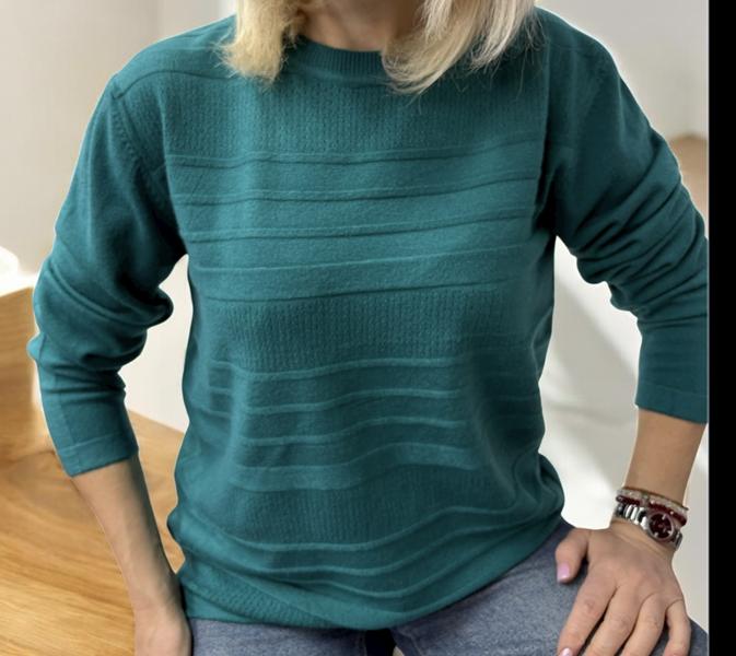 Свитер Elena&Vika (46-50) 25522 green (деми)