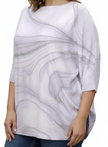 Свитер Elena&Vika (50-58) 26125 lilac (деми)