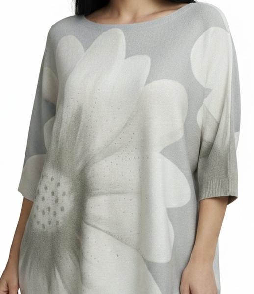 Свитер Elena&Vika (52-56) 26127 grey (деми)