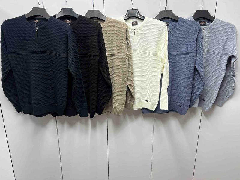 Свитер Navas (L-2XL) NV1017 milk (деми)