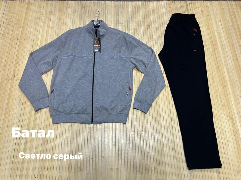 Костюм спорт Navas (3XL-6XL) NV1091 l.grey (деми)