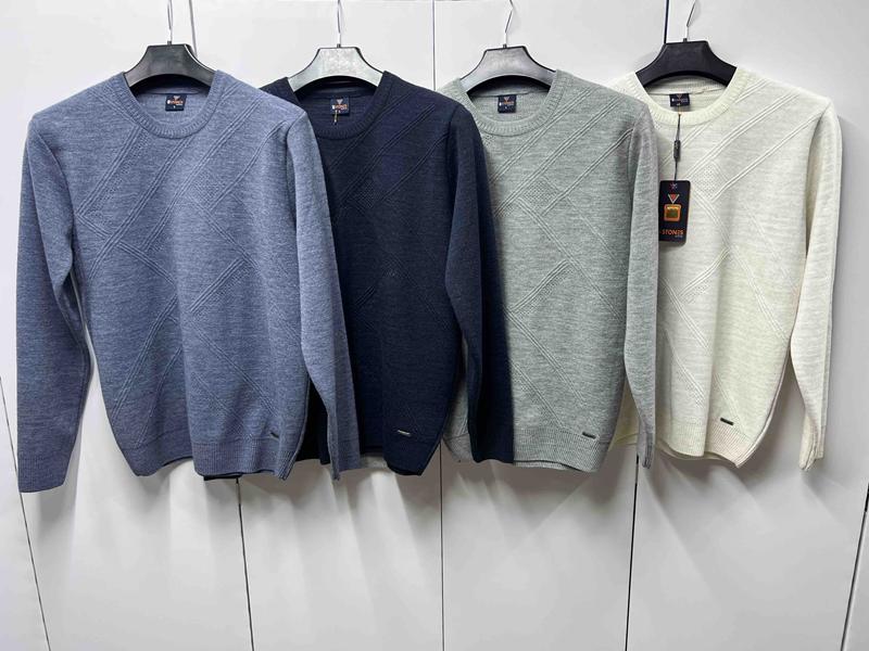 Свитер Navas (L-2XL) NV965 navy (деми)