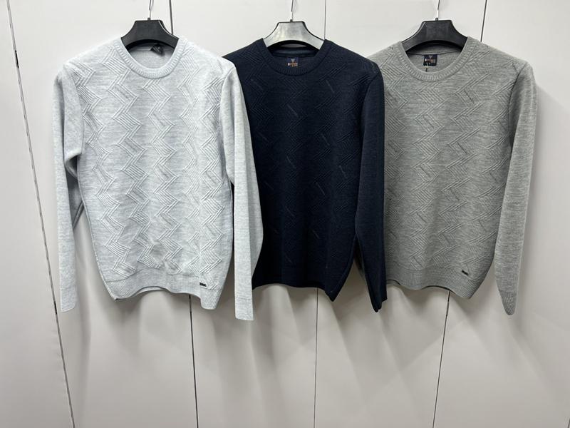 Свитер Navas (L-2XL) NV976 l.grey (деми)