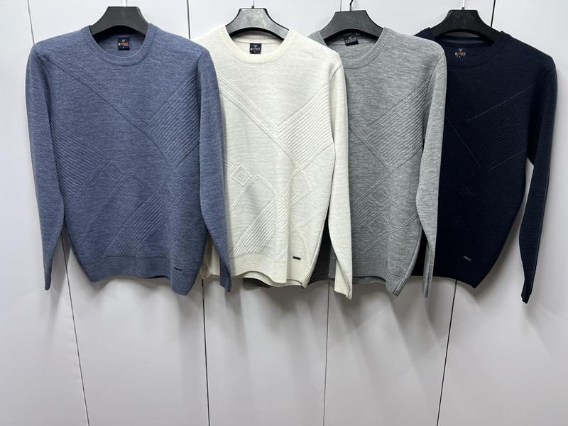 Свитер Navas (L-2XL) NV981 grey (деми)