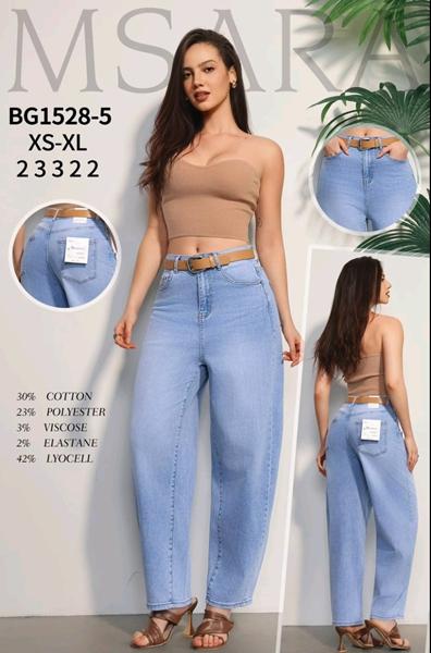 Джинсы Jeans Club (XS-XL) BG1528-5 l.blue (деми)