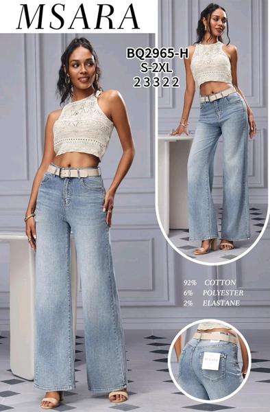 Джинсы Jeans Club (S-2XL) BQ2965H l.blue (деми)