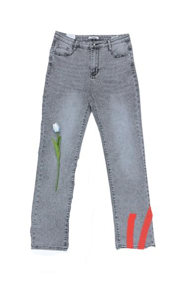 Джинсы Miss Kurry (30-38) GD1933 l.grey (деми)