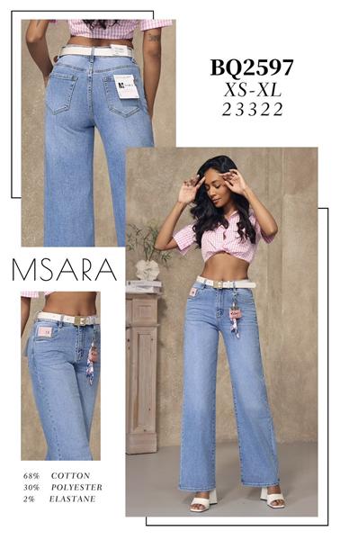 Джинсы Miss Kurry (XS-XL) BQ2597 l.blue (деми)