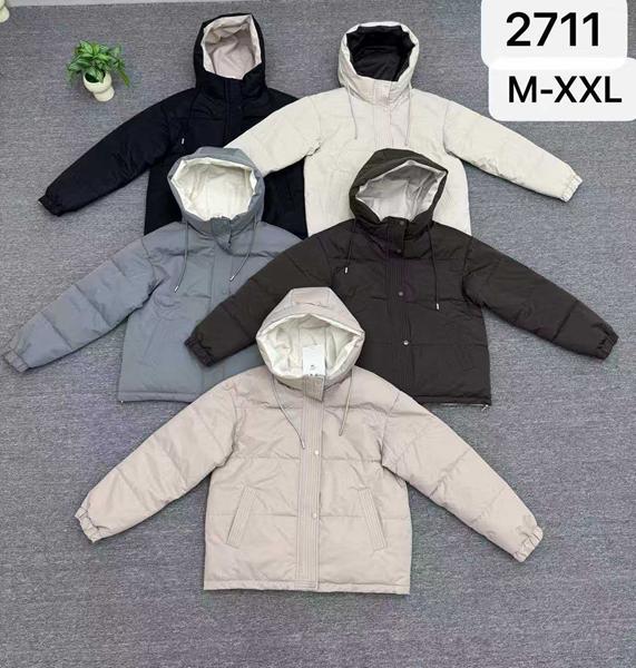 Куртка Oukali (M-2XL) 2711 milk (деми)