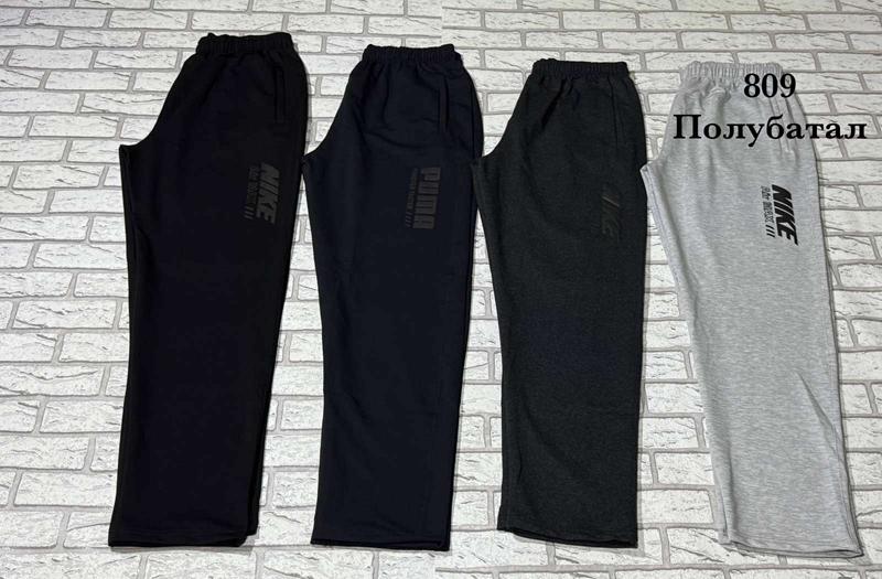 Штаны спорт Shon (50-58) S2480 grey (деми)