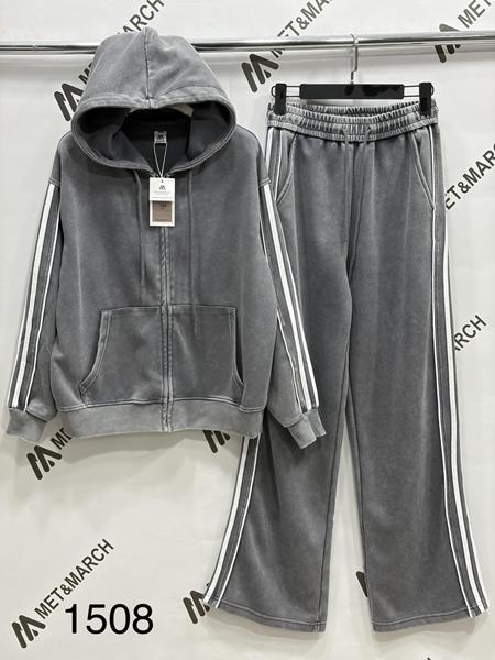 Костюм спорт Met&March (S-L) 1508 grey (деми)