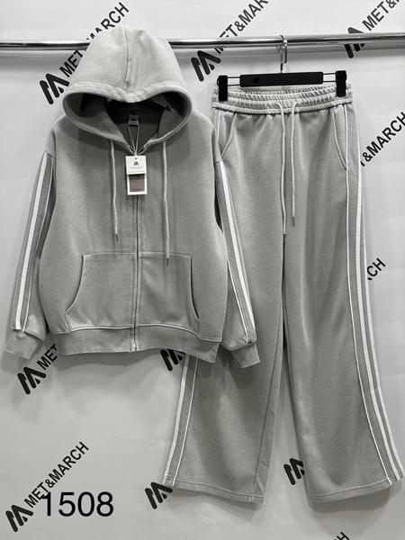 Костюм спорт Met&March (S-L) 1508 l.grey (деми)