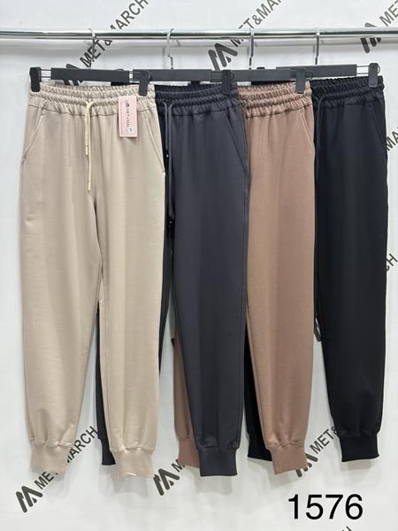 Штаны спорт Met&March (S-L) 1576 d.grey (деми)