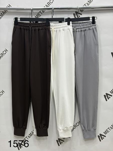 Штаны спорт Met&March (S-L) 1576 l.grey (деми)