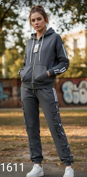 Костюм спорт Met&March (S-M) 1611 grey (деми)