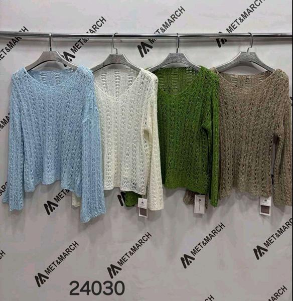 Свитер Met&March (one size) 24030 l.blue (деми)