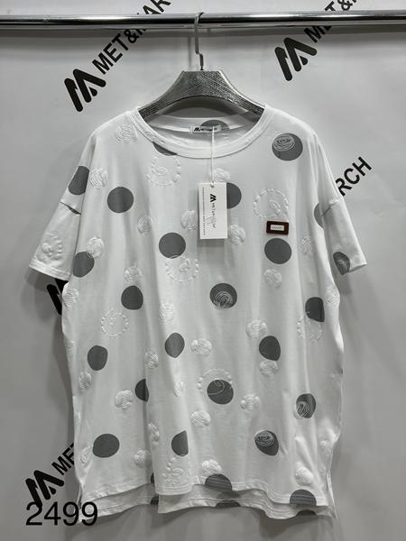 Футболка Met&March (one size) 2499-10 white (лето)