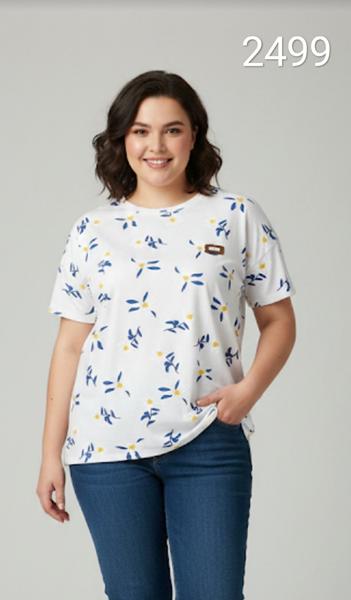 Футболка Met&March (one size) 2499-15 white (лето)