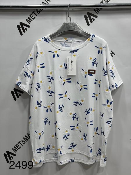 Футболка Met&March (one size) 2499-9 white (лето)