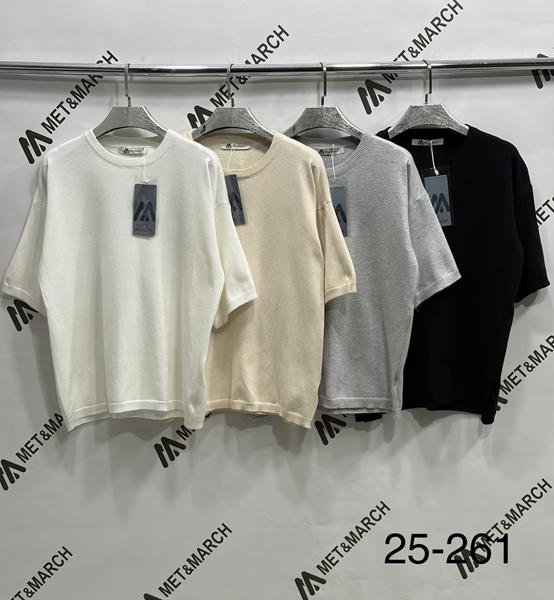 Футболка Met&March (one size) 25-261 white (лето)