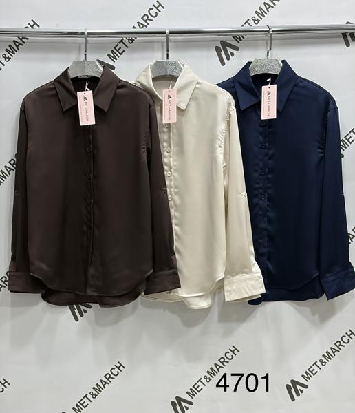 Рубашка Met&March (S-L) 4701 l.beige (деми)