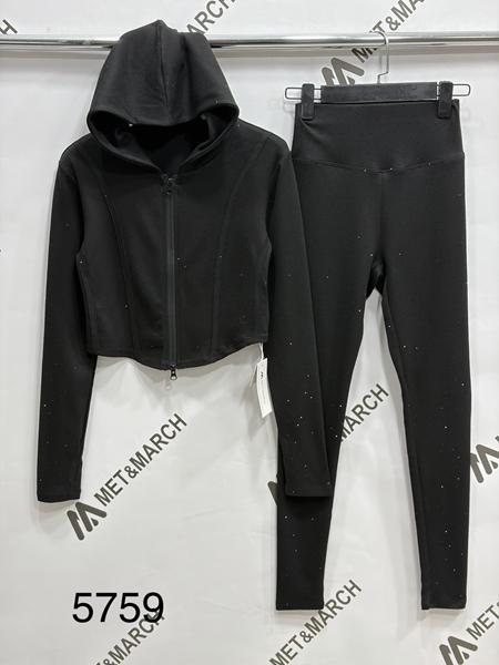 Костюм спорт Met&March (S-M) 5759 black (деми)