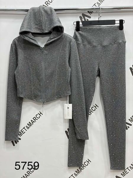 Костюм спорт Met&March (S-M) 5759 grey (деми)