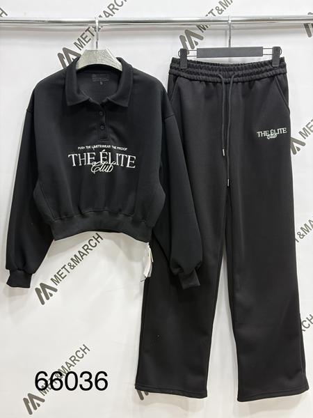 Костюм спорт Met&March (S-L) 66036 black (деми)