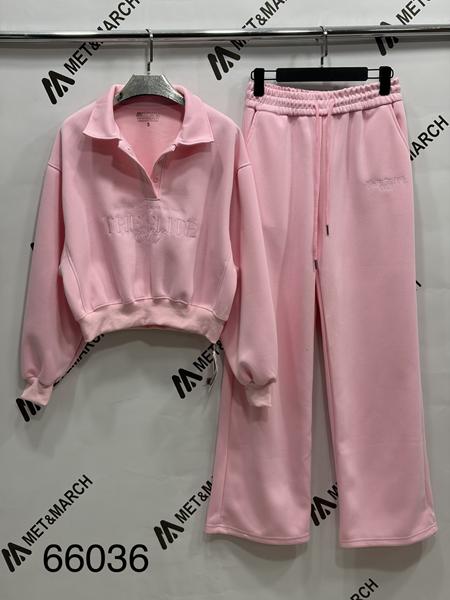 Костюм спорт Met&March (S-L) 66036 pink (деми)