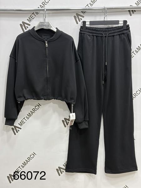 Костюм спорт Met&March (S-L) 66072 black (деми)