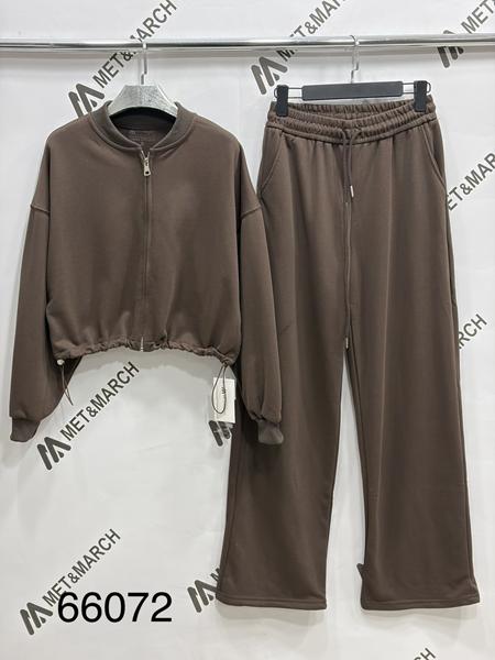Костюм спорт Met&March (S-L) 66072 brown (деми)