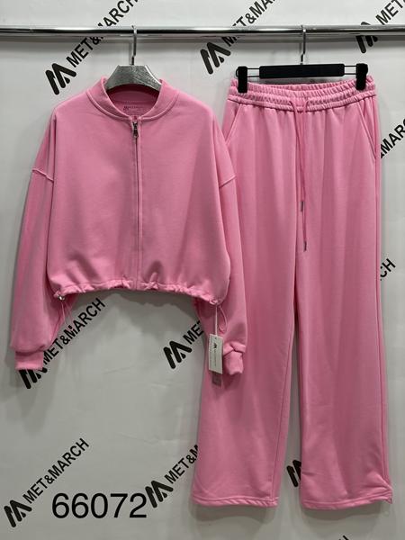 Костюм спорт Met&March (S-L) 66072 pink (деми)