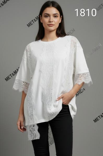 Футболка Met&March (one size) 1810 white (лето)