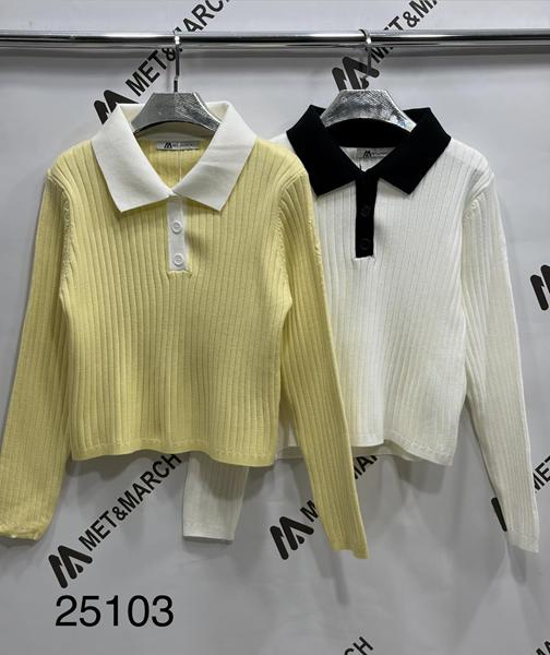 Свитер Met&March (one size) 25103 yellow (деми)