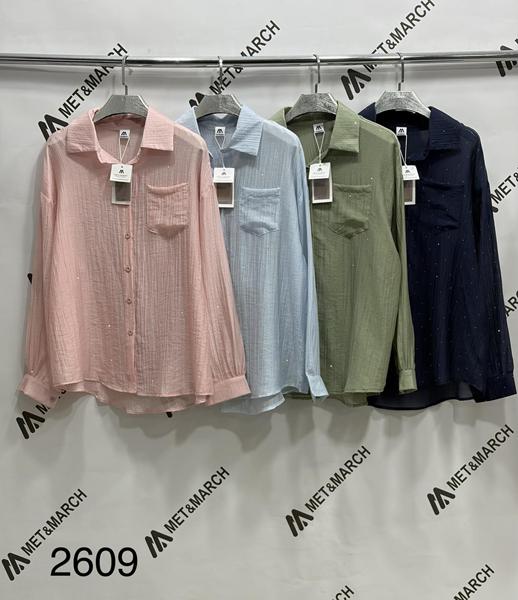 Рубашка Met&March (one size) 2609 l.blue (деми)