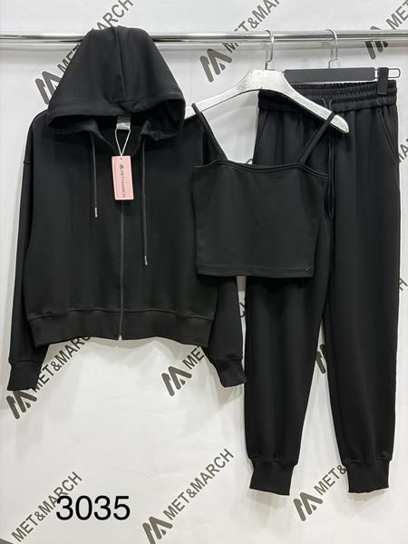 Костюм спорт Met&March (S-L) 3035 black (деми)