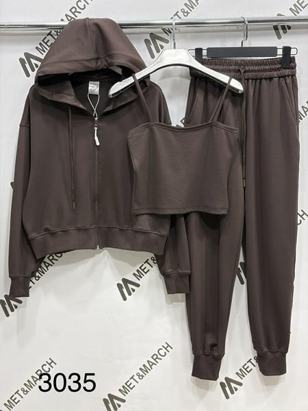 Костюм спорт Met&March (S-L) 3035 brown (деми)
