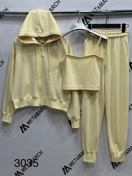 Костюм спорт Met&March (S-L) 3035 yellow (деми)