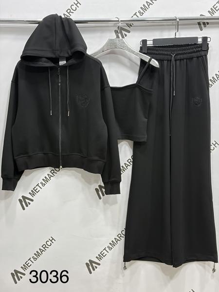 Костюм спорт Met&March (S-L) 3036 black (деми)