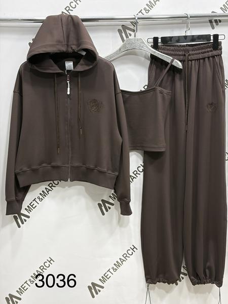 Костюм спорт Met&March (S-L) 3036 brown (деми)